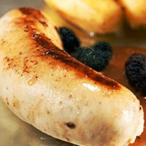 Boudin blanc artisanal, rôti