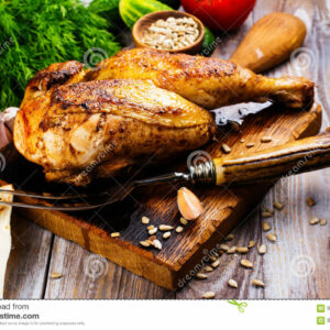 Demi poulet "L'Ardennais Maïs", rôti