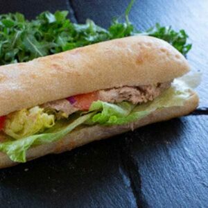 Sandwich boudin blanc artisanal