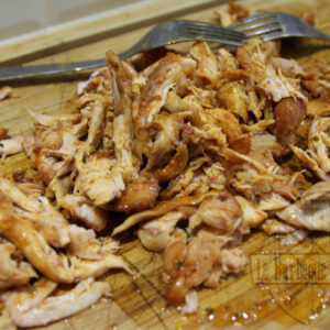 Effiloché de poulet "Fermier Tradition", supplément 100gr